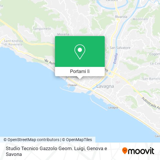 Mappa Studio Tecnico Gazzolo Geom. Luigi