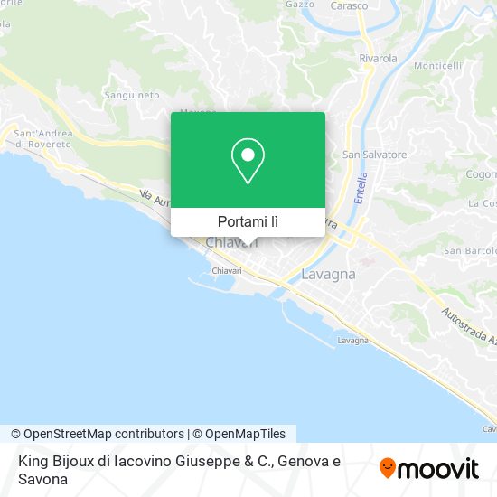 Mappa King Bijoux di Iacovino Giuseppe & C.