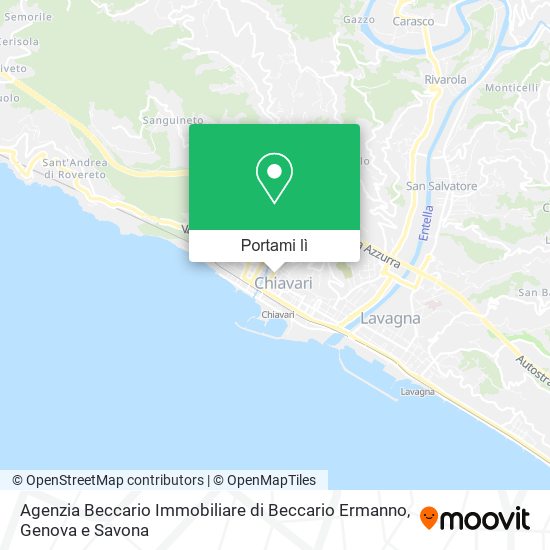 Mappa Agenzia Beccario Immobiliare di Beccario Ermanno