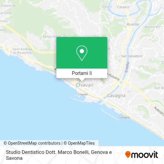 Mappa Studio Dentistico Dott. Marco Bonelli