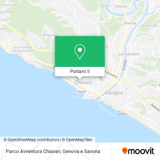 Mappa Parco Avventura Chiavari