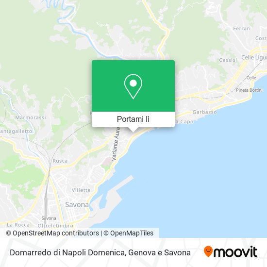 Mappa Domarredo di Napoli Domenica