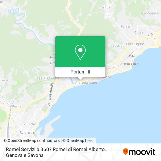 Mappa Romei Servizi a 360? Romei di Romei Alberto