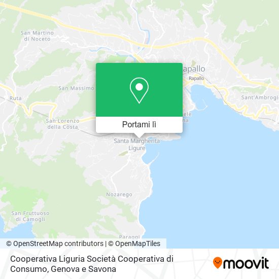 Mappa Cooperativa Liguria Società Cooperativa di Consumo