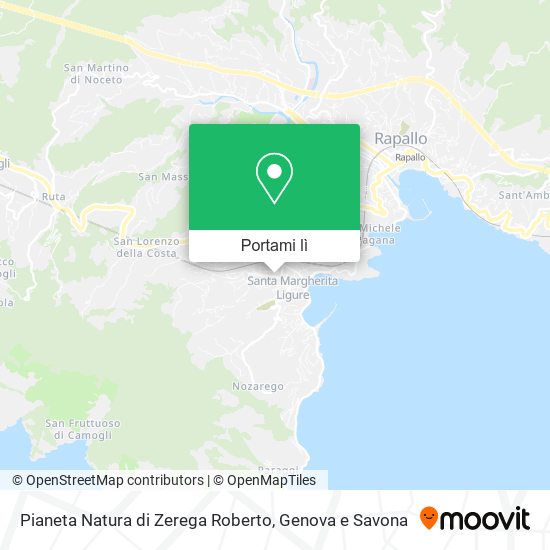 Mappa Pianeta Natura di Zerega Roberto