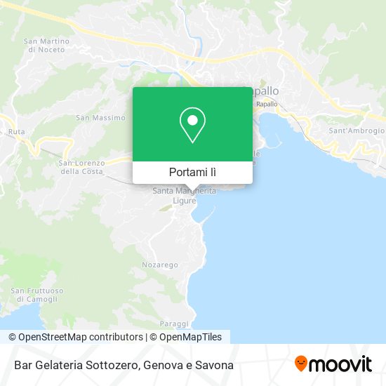 Mappa Bar Gelateria Sottozero