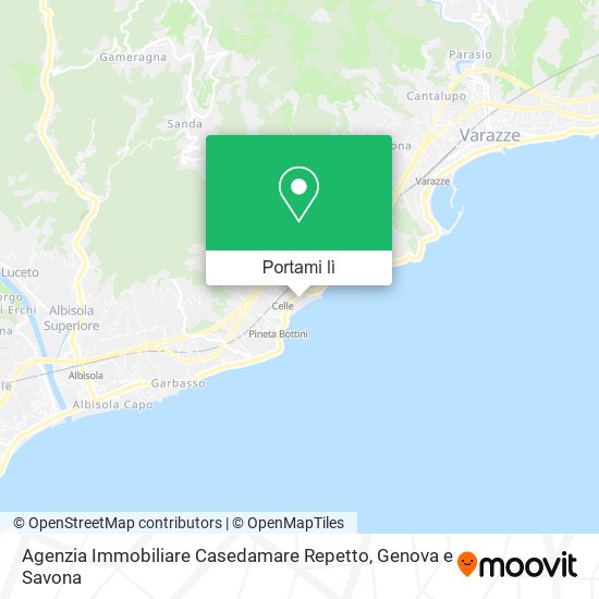 Mappa Agenzia Immobiliare Casedamare Repetto