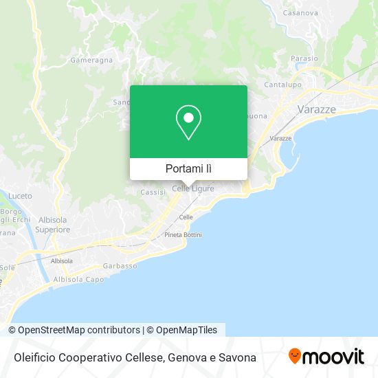 Mappa Oleificio Cooperativo Cellese