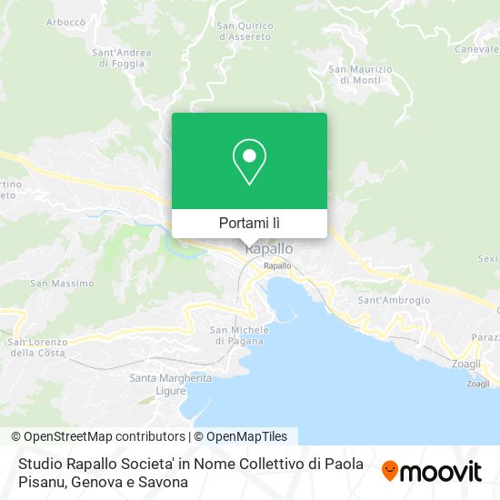 Mappa Studio Rapallo Societa' in Nome Collettivo di Paola Pisanu