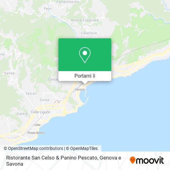 Mappa Ristorante San Celso & Panino Pescato