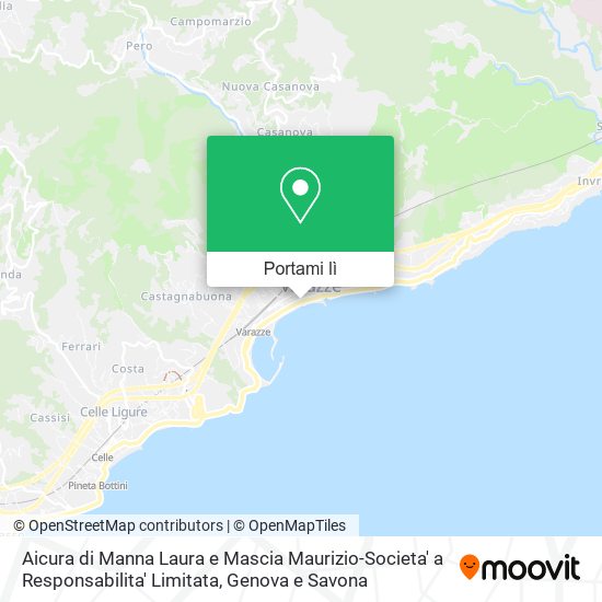 Mappa Aicura di Manna Laura e Mascia Maurizio-Societa' a Responsabilita' Limitata