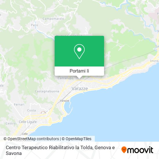 Mappa Centro Terapeutico Riabilitativo la Tolda