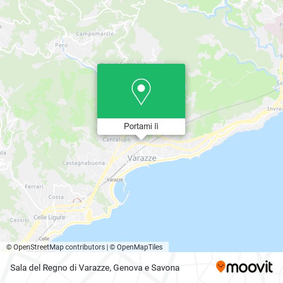 Mappa Sala del Regno di Varazze