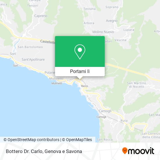 Mappa Bottero Dr. Carlo