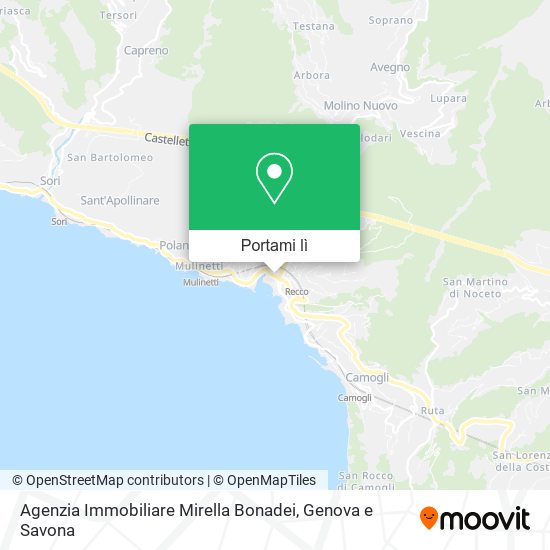 Mappa Agenzia Immobiliare Mirella Bonadei