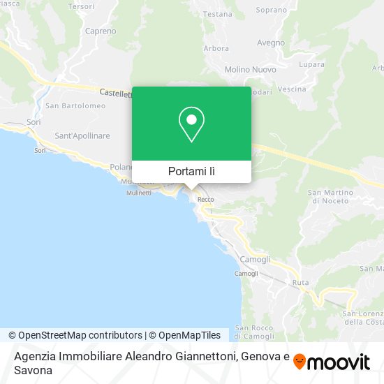 Mappa Agenzia Immobiliare Aleandro Giannettoni