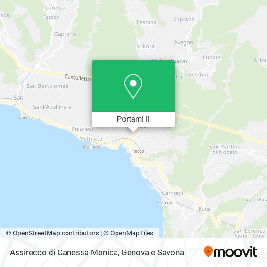 Mappa Assirecco di Canessa Monica