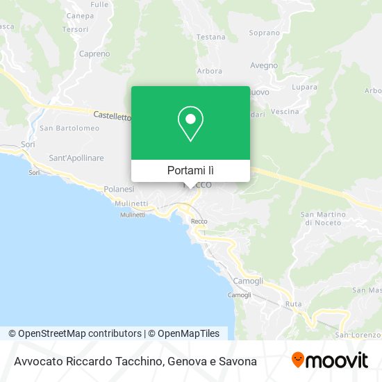 Mappa Avvocato Riccardo Tacchino