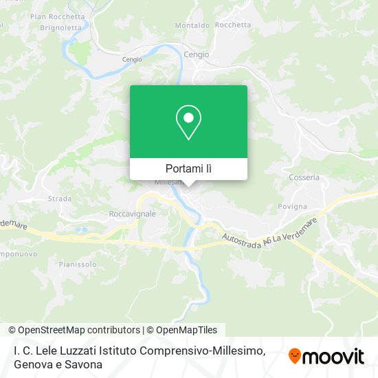 Mappa I. C. Lele Luzzati Istituto Comprensivo-Millesimo