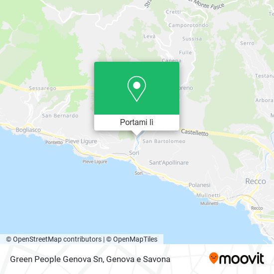 Mappa Green People Genova Sn