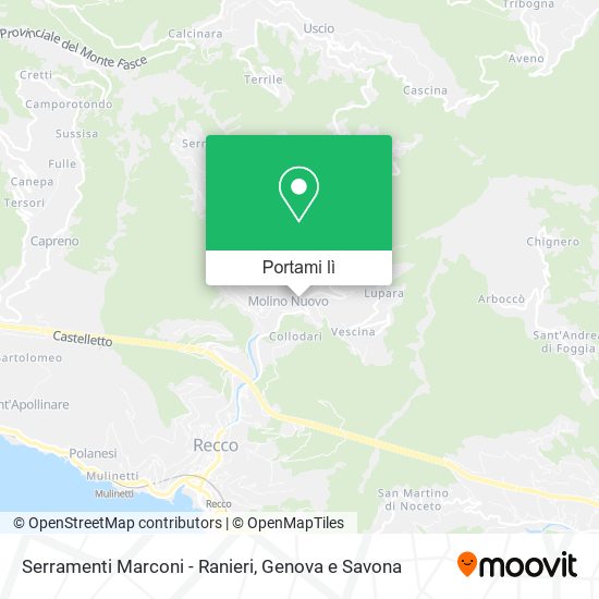 Mappa Serramenti Marconi - Ranieri
