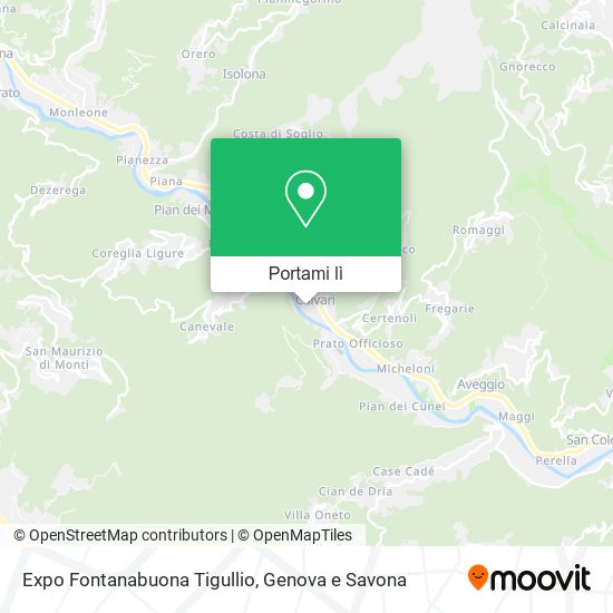Mappa Expo Fontanabuona Tigullio