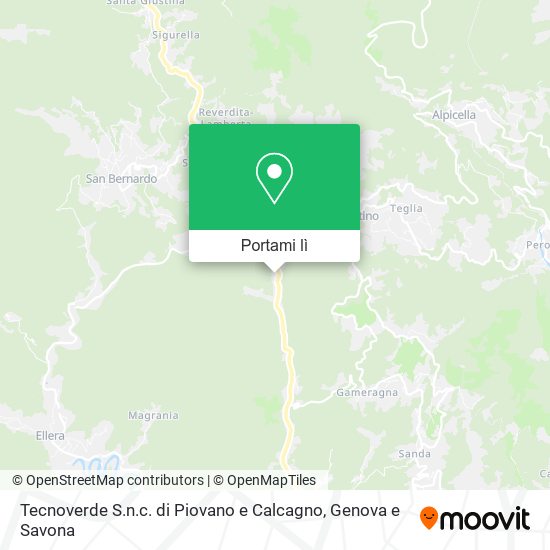 Mappa Tecnoverde S.n.c. di Piovano e Calcagno