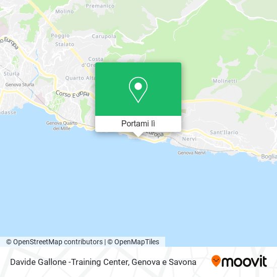 Mappa Davide Gallone -Training Center