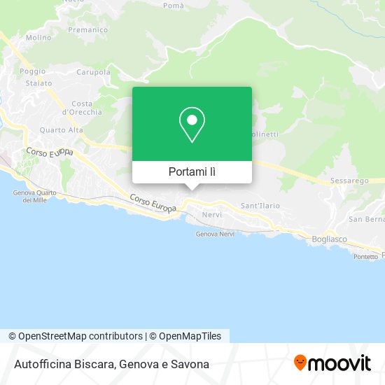 Mappa Autofficina Biscara