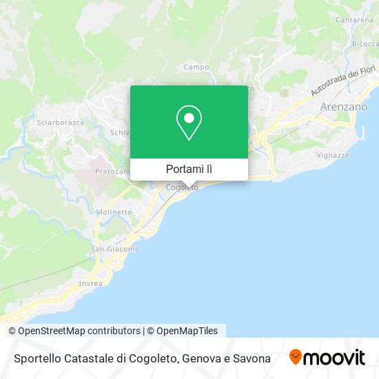 Mappa Sportello Catastale di Cogoleto