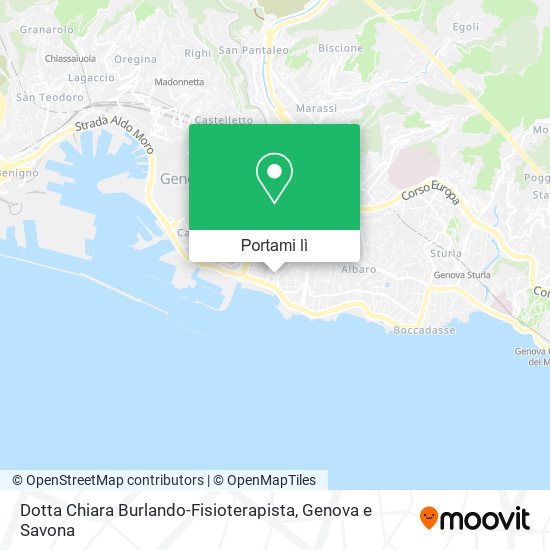 Mappa Dotta Chiara Burlando-Fisioterapista