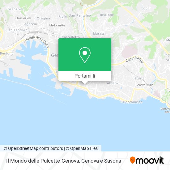 Mappa Il Mondo delle Pulcette-Genova