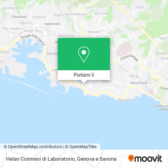 Mappa Helan Cosmesi di Laboratorio