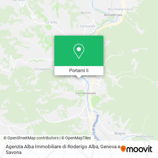 Mappa Agenzia Alba Immobiliare di Roderigo Alba