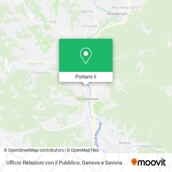 Mappa Ufficio Relazioni con il Pubblico