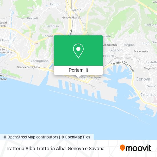 Mappa Trattoria Alba Trattoria Alba