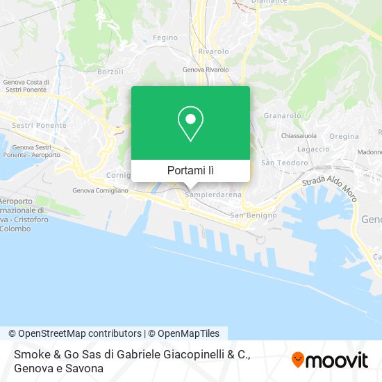 Mappa Smoke & Go Sas di Gabriele Giacopinelli & C.
