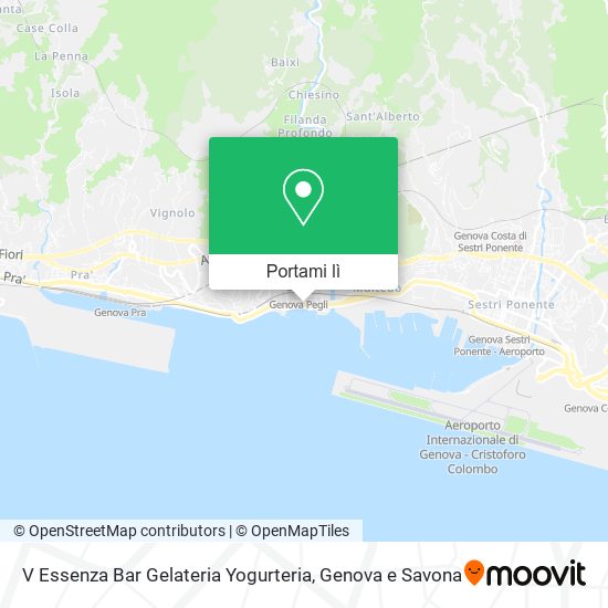 Mappa V Essenza Bar Gelateria Yogurteria