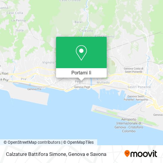 Mappa Calzature Battifora Simone