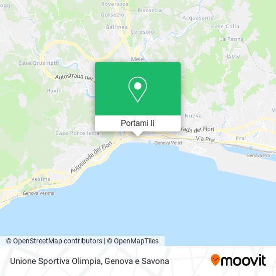 Mappa Unione Sportiva Olimpia