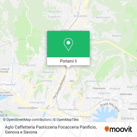Mappa Aglo Caffetteria Pasticceria Focacceria Panificio