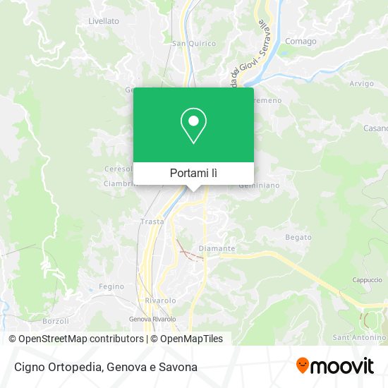 Mappa Cigno Ortopedia