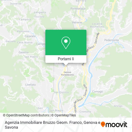 Mappa Agenzia Immobiliare Bruzzo Geom. Franco