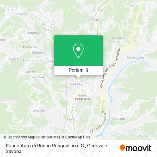 Mappa Ronco Auto di Ronco Pasqualino e C.