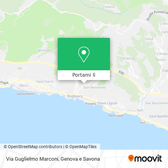 Mappa Via Guglielmo Marconi