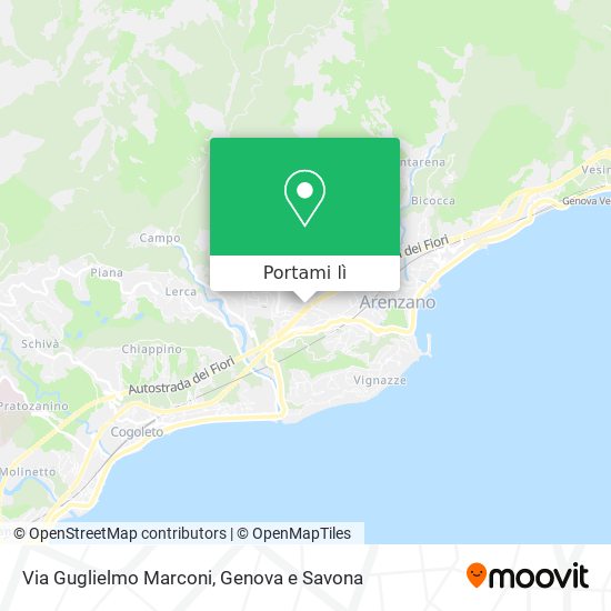 Mappa Via Guglielmo Marconi