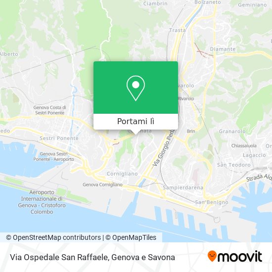 Mappa Via Ospedale San Raffaele