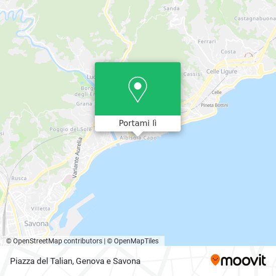 Mappa Piazza del Talian