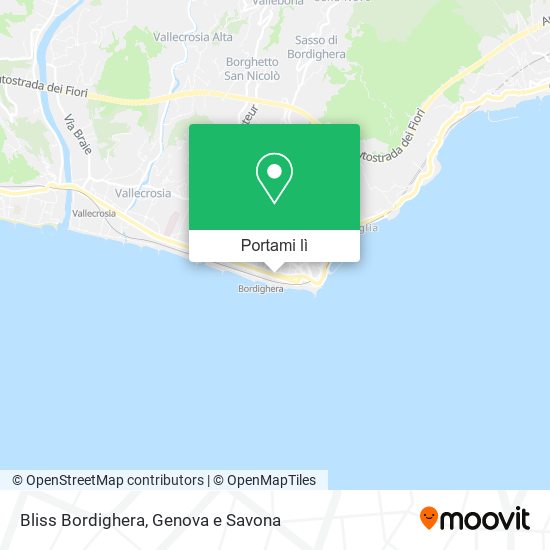 Mappa Bliss Bordighera