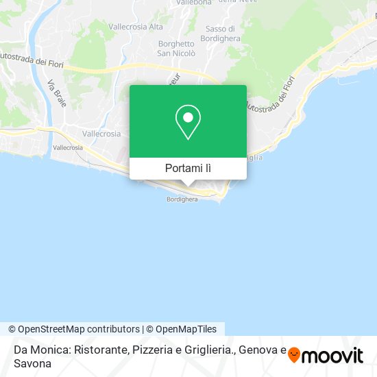 Mappa Da Monica: Ristorante, Pizzeria e Griglieria.